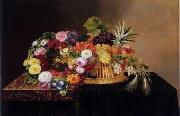 unknow artist Floral, beautiful classical still life of flowers.094 oil on canvas